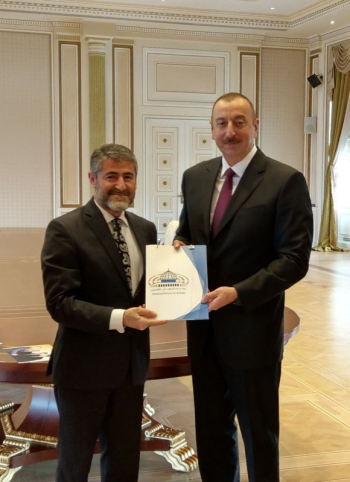 Assistant President of the league MP Nureddin Nebati visits the Presidency and the Parliament of the State of Azerbaijan