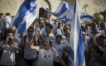 EXTREMIST SETTLERS STAGE RACIST MARCH IN SILWAN