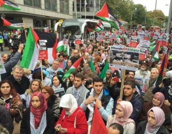 Suisse: Des centaines de personnes à Berne en soutien au peuple palestinien