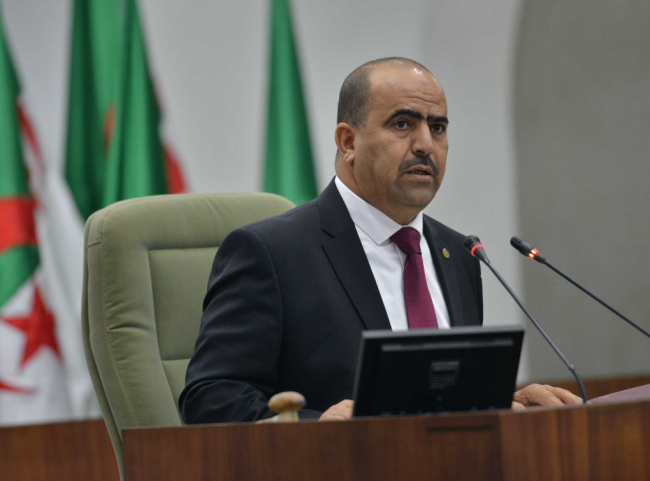 رئيس المجلس الشعبي الوطني الجزائري: حقوق الشعب الفلسطيني غير قابلة للتصرف