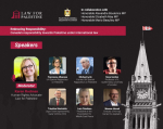 A special Seminar at the Canadian Parliament on Canada's responsibility towards Palestine