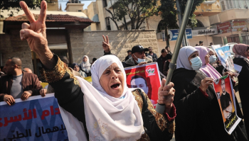 Gazze’de İsrail Hapishanelerinde Tutuklu Bulunan Filistinliler için Gösteri Yapıldı