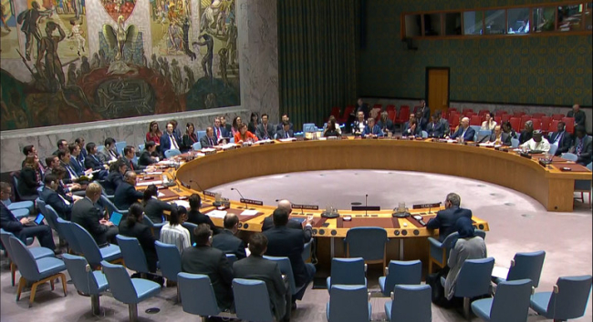جلسة لمجلس الأمن اليوم لمناقشة عقد مؤتمر دولي للسلام