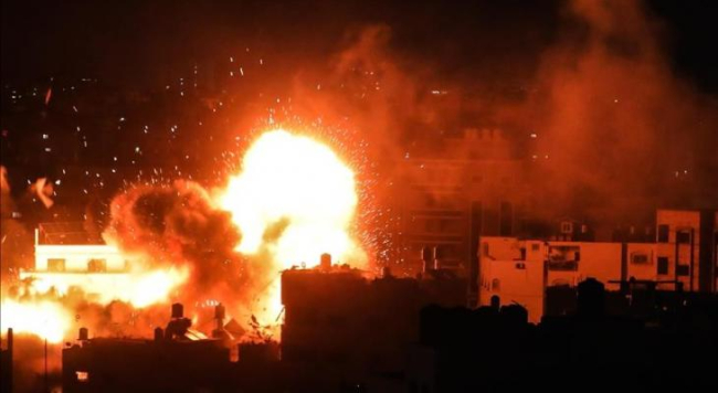 حكومة تسيير الأعمال تدين العدوان الإسرائيلي على قطاع غزة
