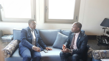 المدير العام التنفيذي للرابطة يلتقي مع نائب من برلمان ساحل العاج ومستشار رئيس بوركينافاسو