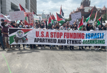 Deux manifestations en Amérique en soutien à la Palestine