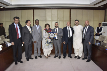 The League’s delegation meets with Pakistan Senate Foreign Relations Committee