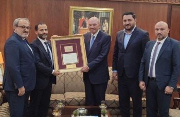 लीग के प्रतिनिधिमंडल ने जॉर्डन की राजधानी अम्मान में जॉर्डन की सीनेट के अध्यक्ष से की मुलाक़ात 