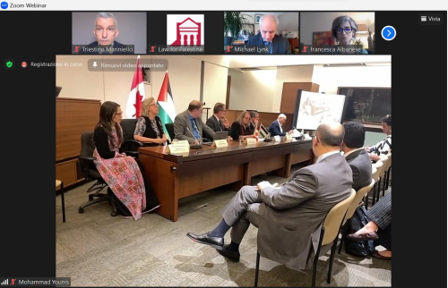 Seminario especial en el Parlamento Canadiense sobre la responsabilidad de Canadá hacia Palestina