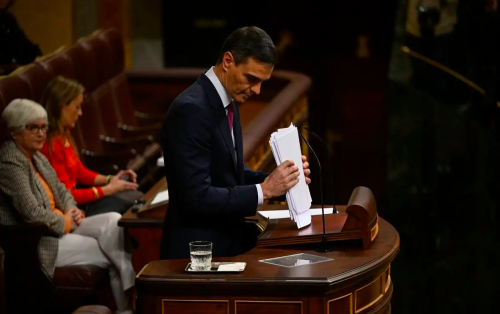 स्पेन के प्रधानमंत्री पेड्रो सांचेज़ ने किया फ़िलिस्तीनी राज्य का समर्थन