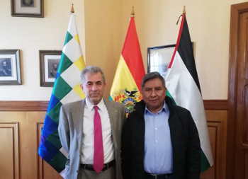 Bolivia subraya apoyo absoluto a causa palestina