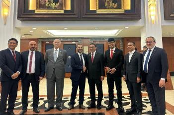 Una delegación de la Liga llega a Malasia para celebrar una serie de reuniones oficiales y parlamentarias sobre el apoyo a la causa palestina