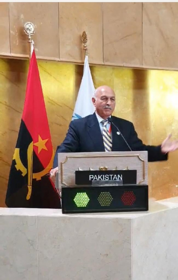 Senator Mushahid Hussain Condemns US Double Standards on Gaza, Calls for an End to Genocide