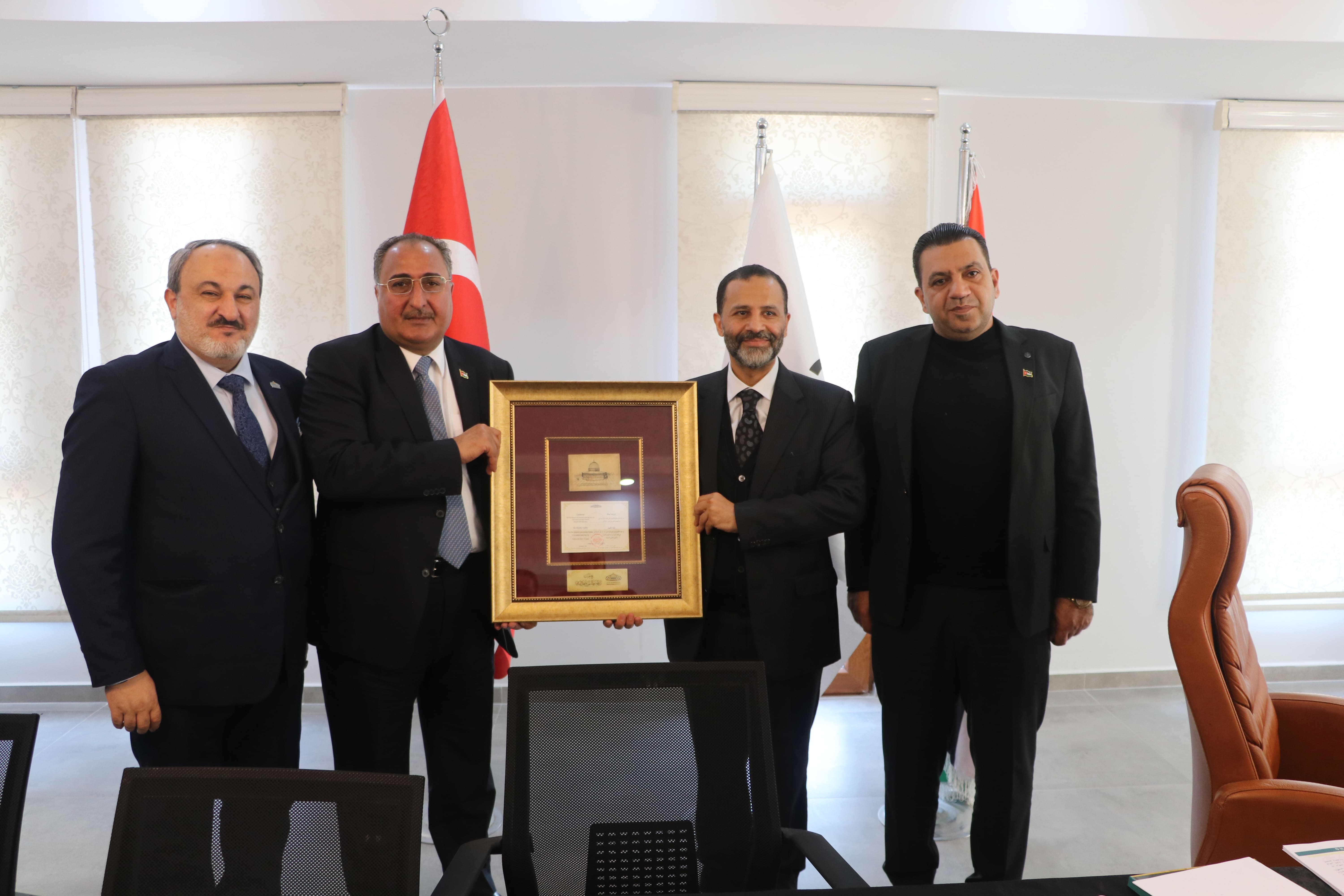 The League Holds a Meeting with a Jordanian Parliamentary Delegation to Discuss Developments in the Palestinian Issue