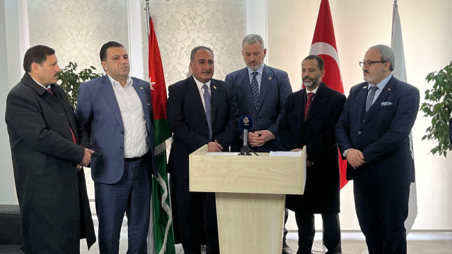 Platform ve Ürdün Parlamento Heyeti, Zorla Göçle Mücadele ve Gazze Ablukasının Kaldırılması İçin Acil Uluslararası Eylem Çağrısı Yaptı