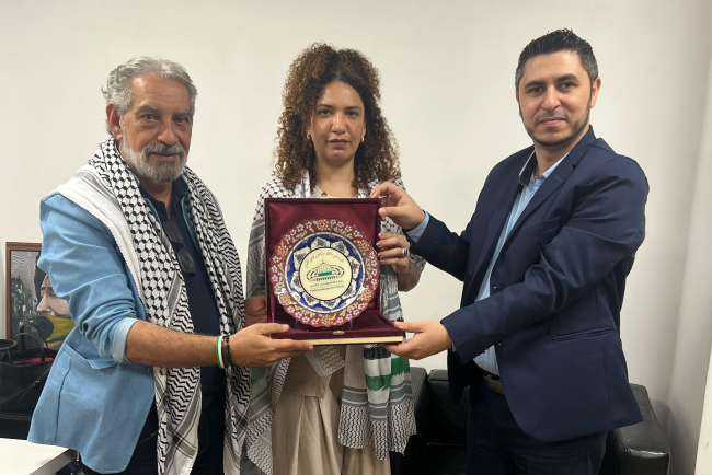 برازیلین رکنِ پارلیمنٹ مونیکا سيشاس لیگ آف پارلیمنٹرینز فار القدس اینڈ فلسطین میں شامل